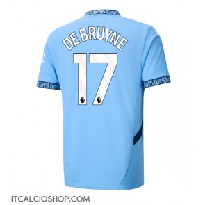 Manchester City Kevin De Bruyne #17 Prima Maglia 2024-25 Manica Corta